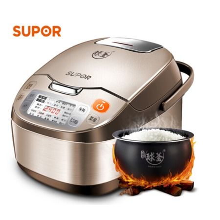 蘇泊爾CFXB50FC832電飯煲 5L大容量與火旋風球釜內膽的烹飪革命